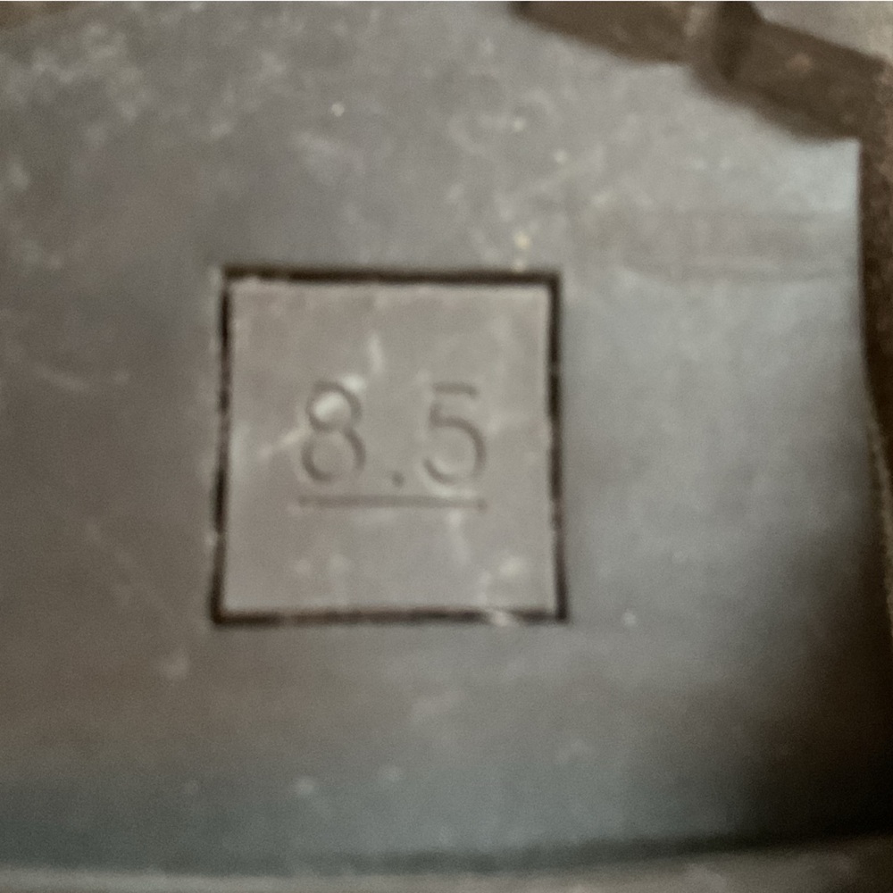 Nordstrom Rack Faux Suede Ankle Boots Thick Lug Sole Front Zip Women’s Sz 8.5 - Picture 9 of 9